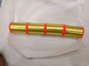 gold imitation half fine zari thread