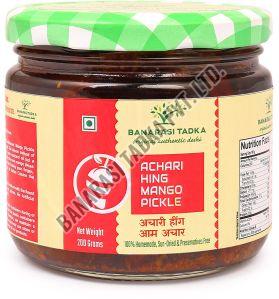 Homemade Achari Hing Mango Pickle