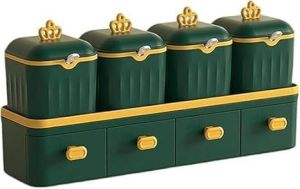 Green Storage Jar