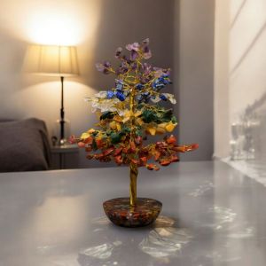Seven Chakra Crystal Stone Tree