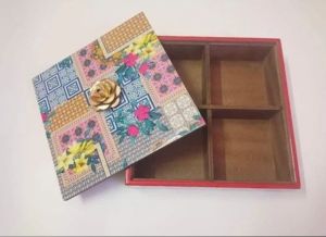 MDF Dry Fruit Gift Box, Box Capacity: 250 Gms