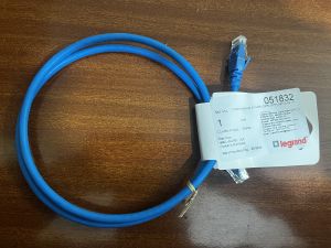 Legrand Patch Cord RJ45 Category 6U UTP PVC Blue 1m
