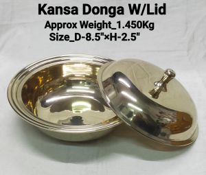 Kansa Donga With Lid