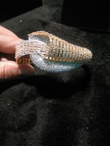 AAA Quality Yellow American Diamond Bracelet