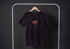Black Printed T Shirt