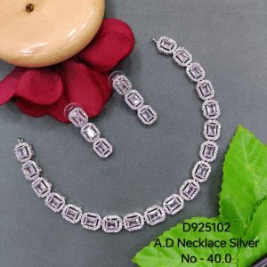 American Diamond Necklace Set