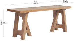 Bowral Tasmanian Oak Dining Bench