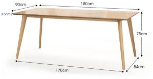 Bruno Orson Wooden Dining Set