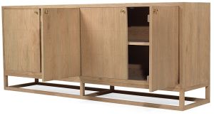 LISEN Wooden Sideboard Cabinet