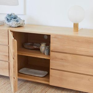 Utopia European Oak Wood Dresser