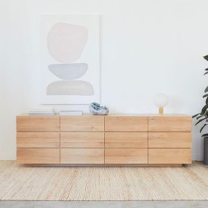 Utopia European Oak Wood Dresser