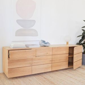 Utopia European Oak Wood Dresser