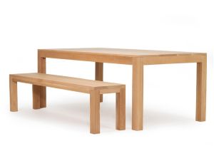 Vallet European Oak Wood Dining Table