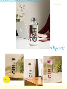 Borosilicate Glass Water, Juice Bottles