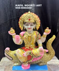 Marble Ganga Mata Moorti