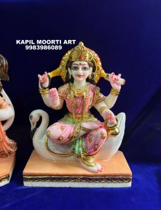 Marble Brahmani Mata Moorti