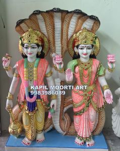 Marble Vishnu Laxmi Moorti