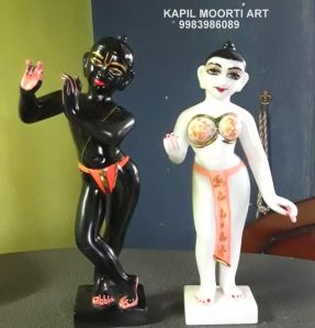 Marble Iskcon Radha Krishna Moorti