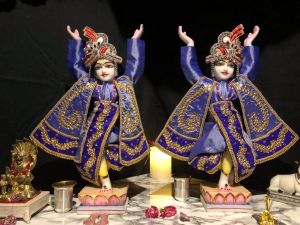 Marble Iskcon Radha Krishna Moorti