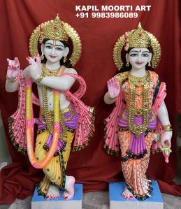 Marble Radha Krishna Moorti