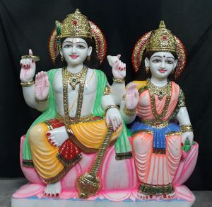 Marble Vishnu Laxmi Moorti