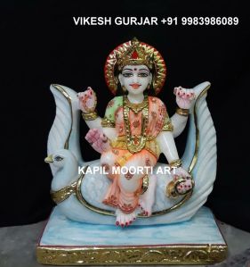 Marble Brahmani Mata Moorti
