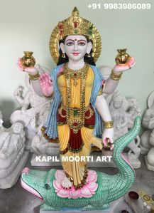 Marble Ganga Mata Moorti