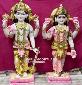 Marble Vishnu Laxmi Moorti