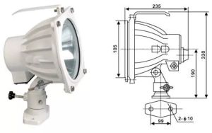 Marine Spot Light TG8 – 200W Searchlight – IMPA 792028