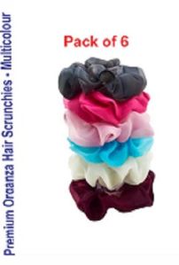 Premium Organza Hair Scrunchies-RB-48-Light