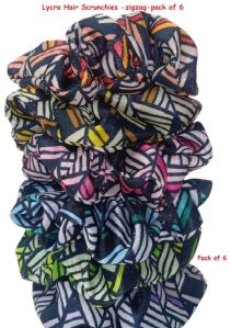 lycra hair scrunchies
