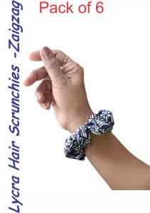 lycra hair scrunchies