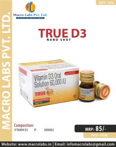 CHOLECALCIFEROL 60000 IU Oral Solution