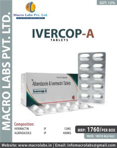 IVERMACTIN 6MG+ALBENDAZOLE 400MG TAB