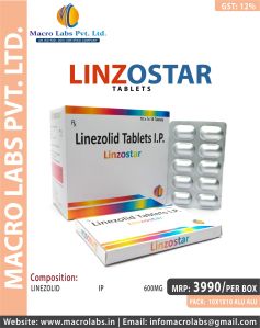 Linezolid 600mg Tablets IP