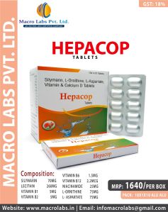 SILYMARIN 70MG+L-ORNITHINE 10MG+L-ASPARTATE 75MG+LECITHIN 260MG+VIT B1 5MG+VIT B2 5MG+VIT B6 1.5MG+V