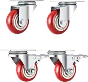 Red Trolley Caster Wheel