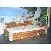 Antique Bamboo Diwan