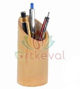 Bamboo Table Top Pen Holder