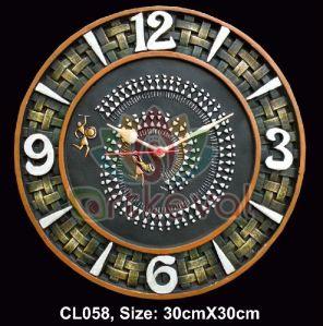 CL058 Terracotta Wall Clock
