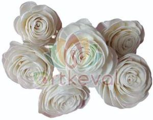 White Sola Wood Flower