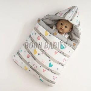 Chic Printed Baby Carry Bed