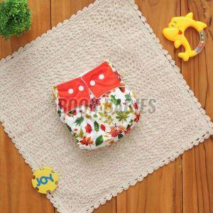 Floral Print Adjustable Reusable Cloth Diaper