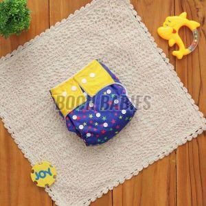 Star Print Adjustable Reusable Cloth Diaper