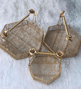 Iron Hamper Basket Set Of 3