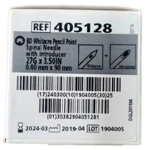 27G BD Whitacre Spinal Needles
