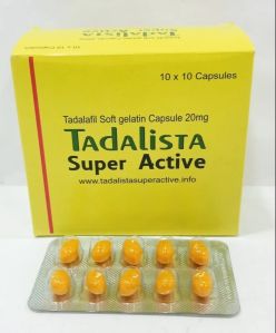 Tadalista Super Active 20 Mg Capsules
