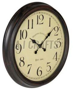 Fox Owl Numeral Round Clock