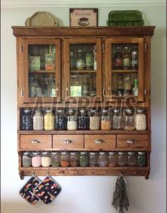 Wooden Farmhouse Spice Rack