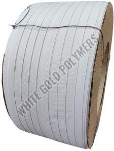 15 mm White Coated PP Box Strapping Roll